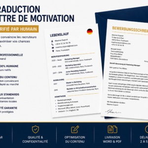 Pack Traduction CV et Lettre de Motivation