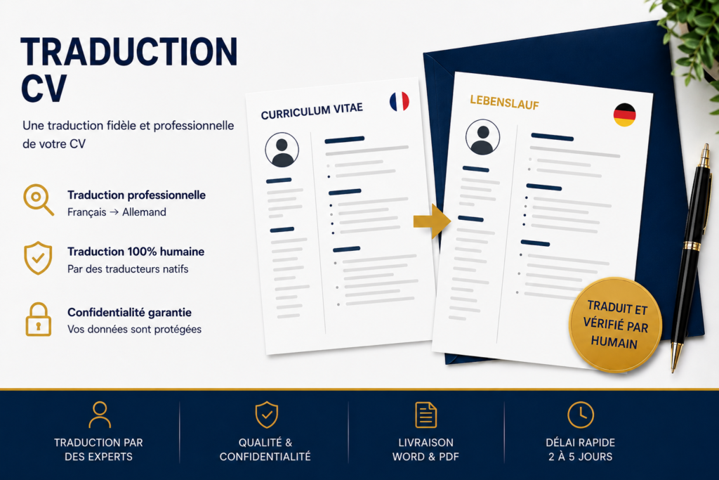 Traduction de CV